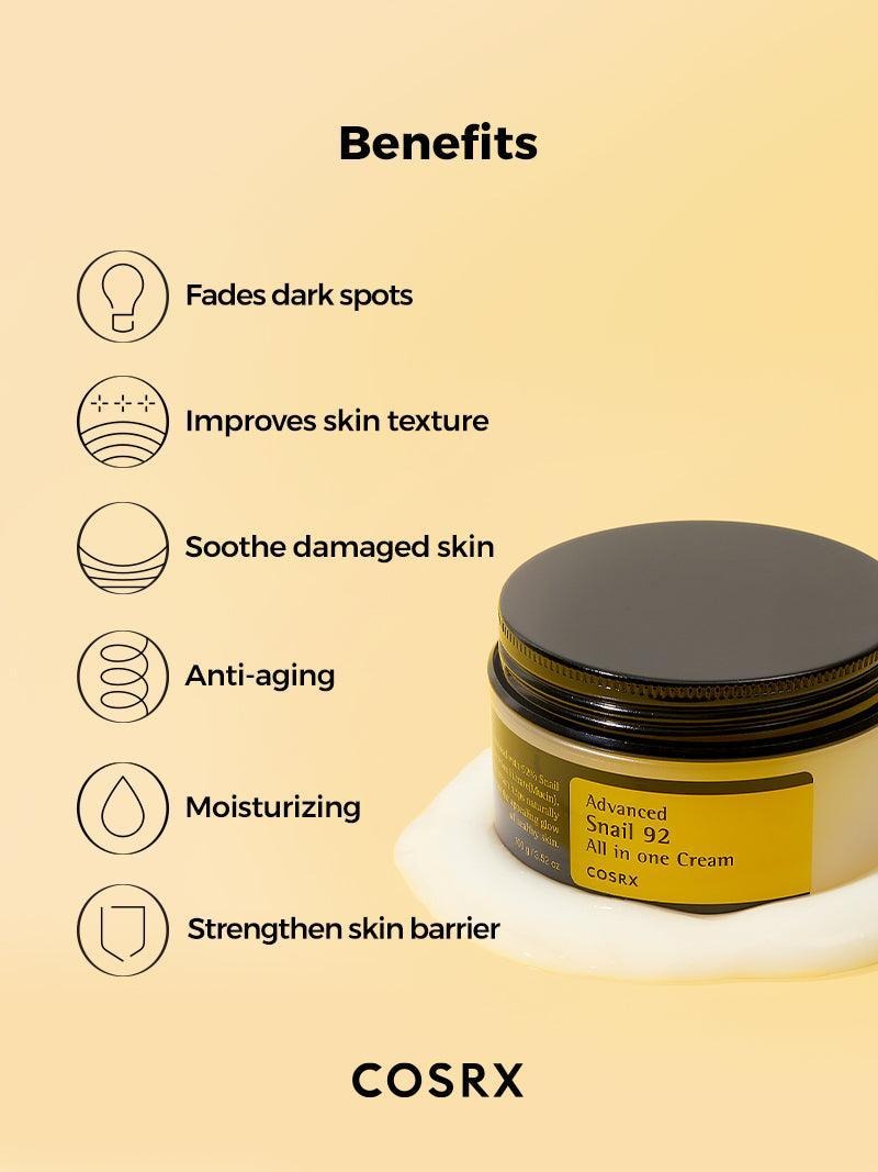 COSRX – Advanced Snail 92 All In One Cream, 100ml