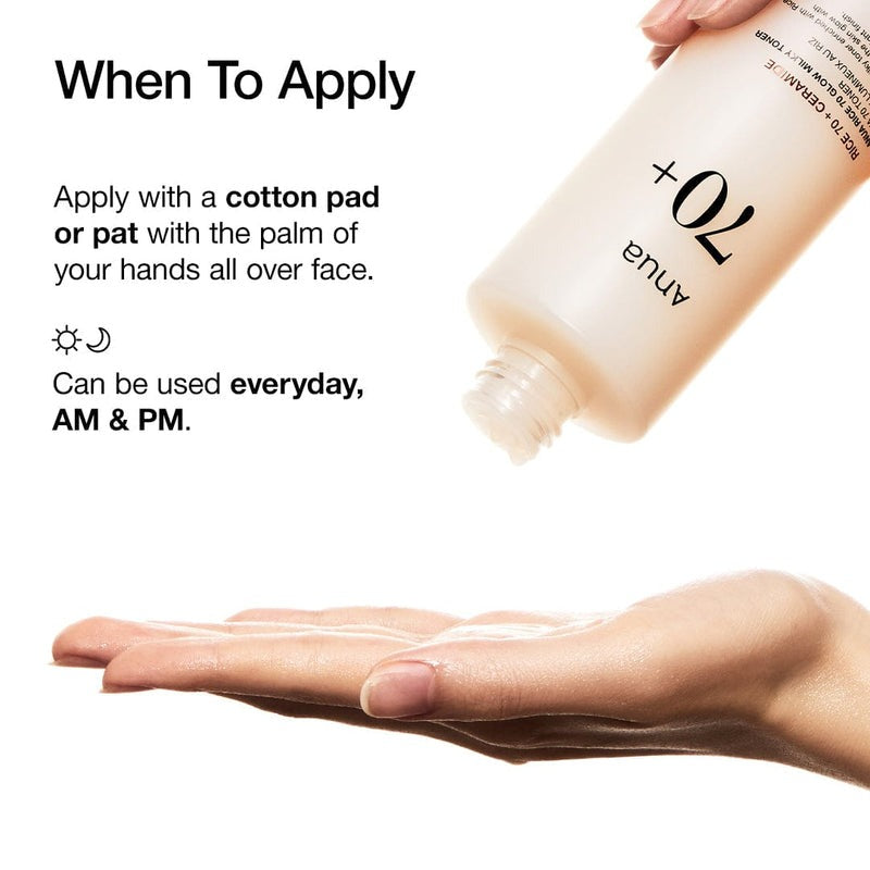 Anua – Rice 70 Glow Milky Toner, 250ml