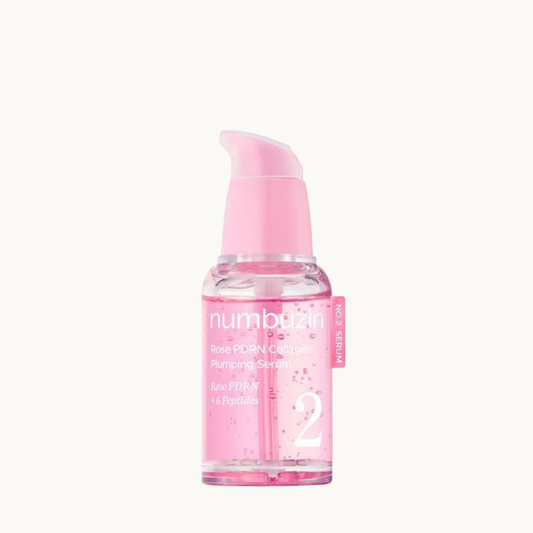 Numbuzin – No.2 Rose PDRN Collagen Plumping Serum, 30ml