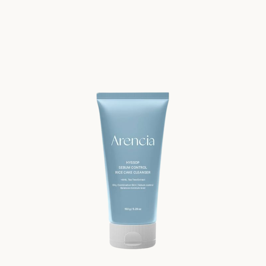 Arencia - Hyssop Sebum Control Rice Cake Cleanser, 150ml