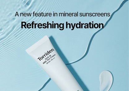 Torriden Dive-In Mild Suncream SPF50 lightweight sunscreen