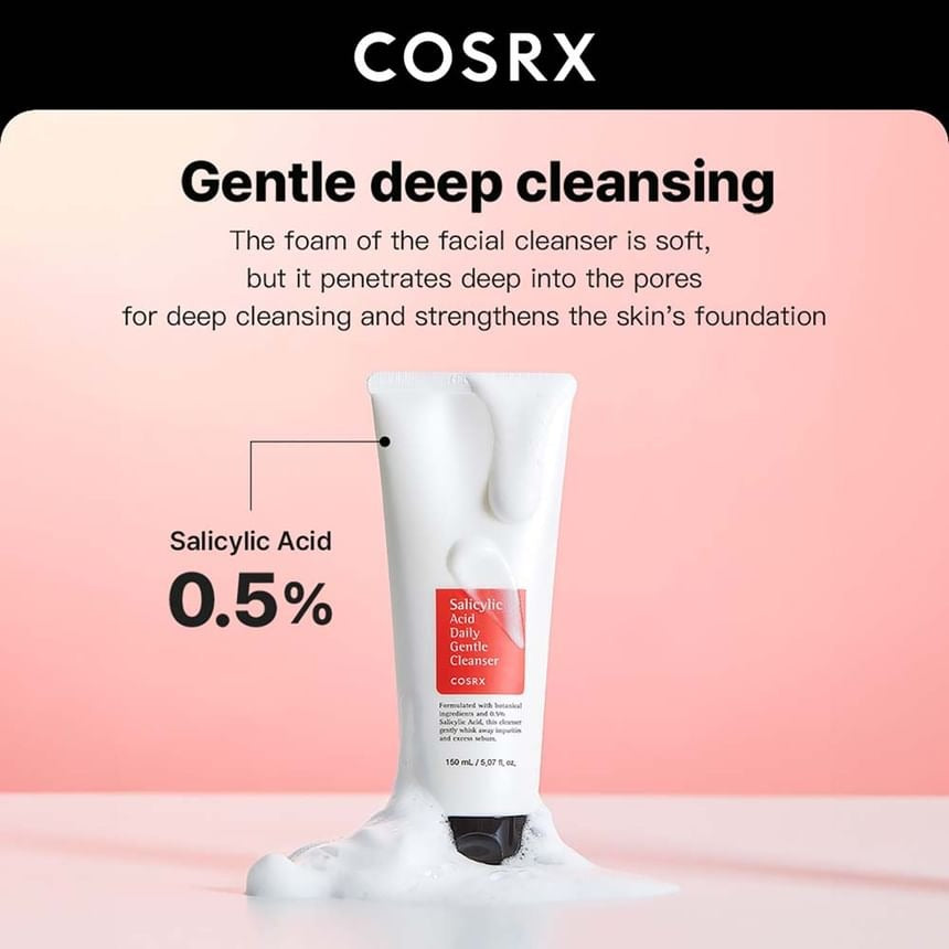 COSRX – Salicylic Acid Daily Gentle Cleanser, 150ml