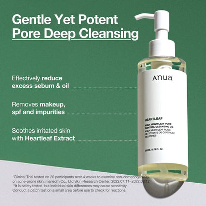 Anua – Heartleaf Pore Control Cleansing Oil, 200ml