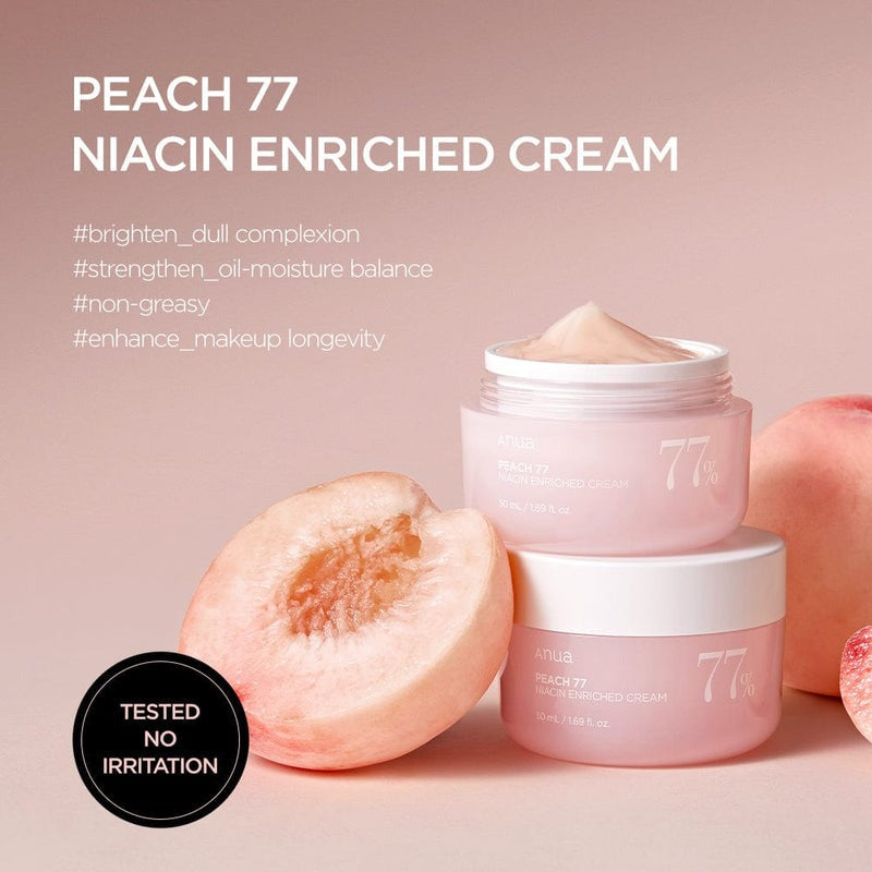 Anua – Peach 77% Niacin Enriched Cream, 50ml