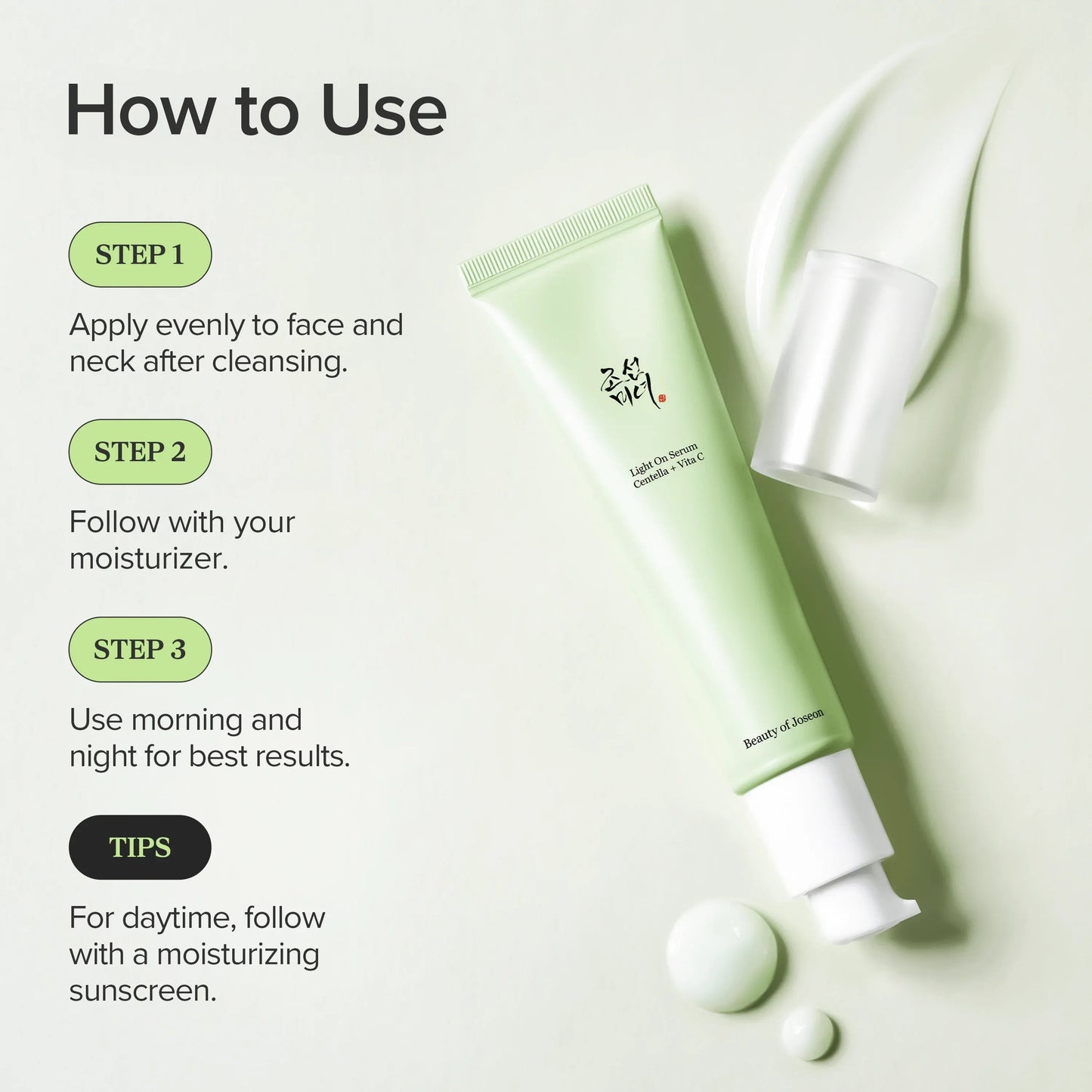 Beauty of Joseon – Light On Serum: Centella + Vita C, 30ml