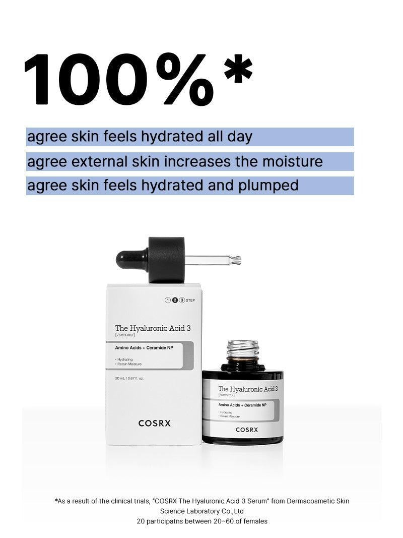 COSRX – The Hyaluronic Acid 3 Serum, 20ml