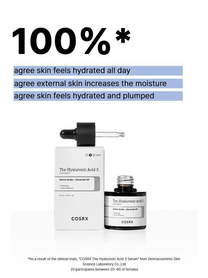 COSRX – The Hyaluronic Acid 3 Serum, 20ml